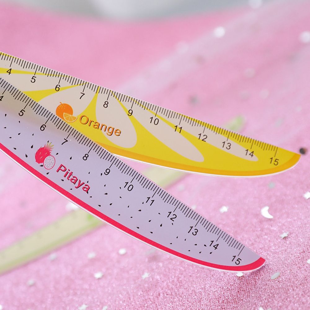 Fruit Ruler 1PCS 15cm Cute Kawaii Plastic Ruler Fruit Watermel... – Grandado