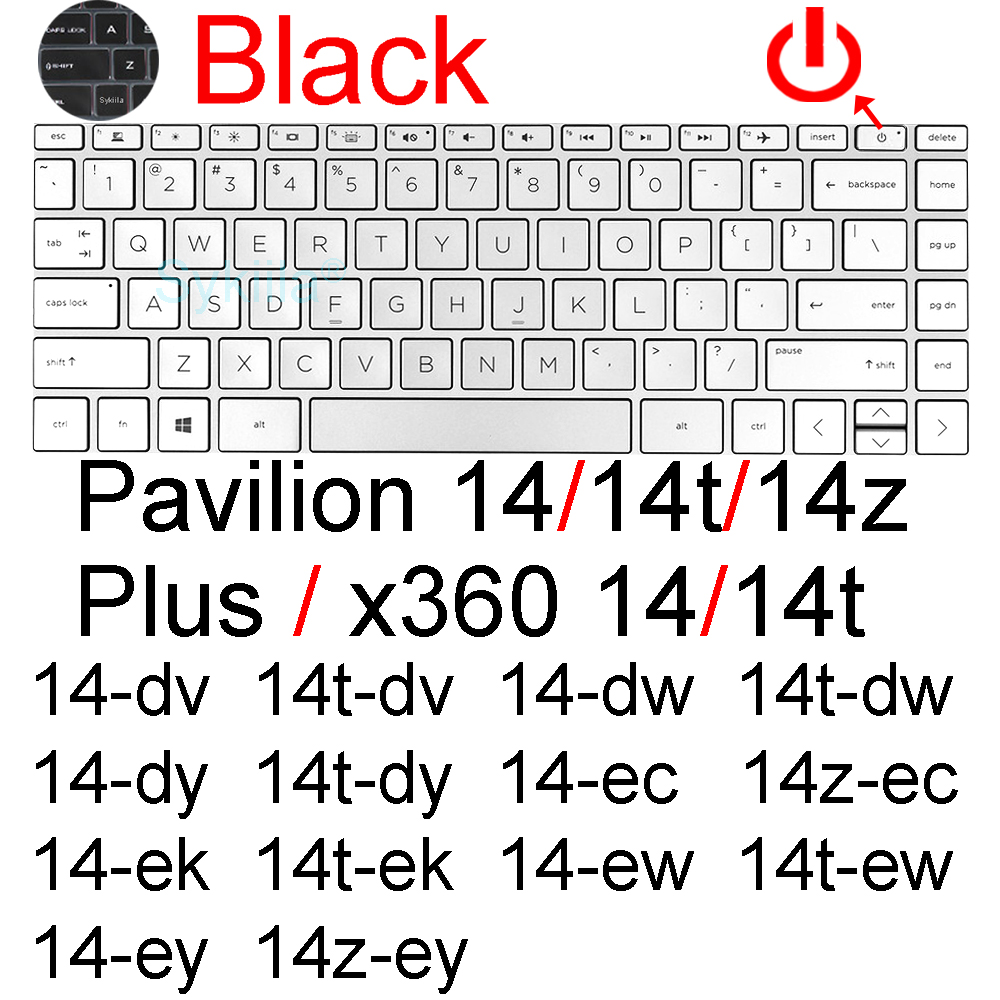 Funda de teclado para HP Pavilion 14 14-eh 14-cd 14-ab 14-ce 14-bp 14-ba 14-al 14-e 14- n 14-r dv4 dm4 funda protectora de silicona: Castaño