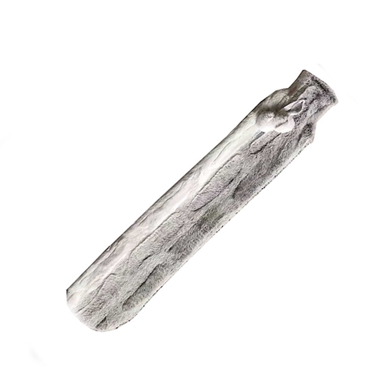 Longue bouteille d'eau chaude 2l, avec couvercle en fourrure, en caoutchouc: 21