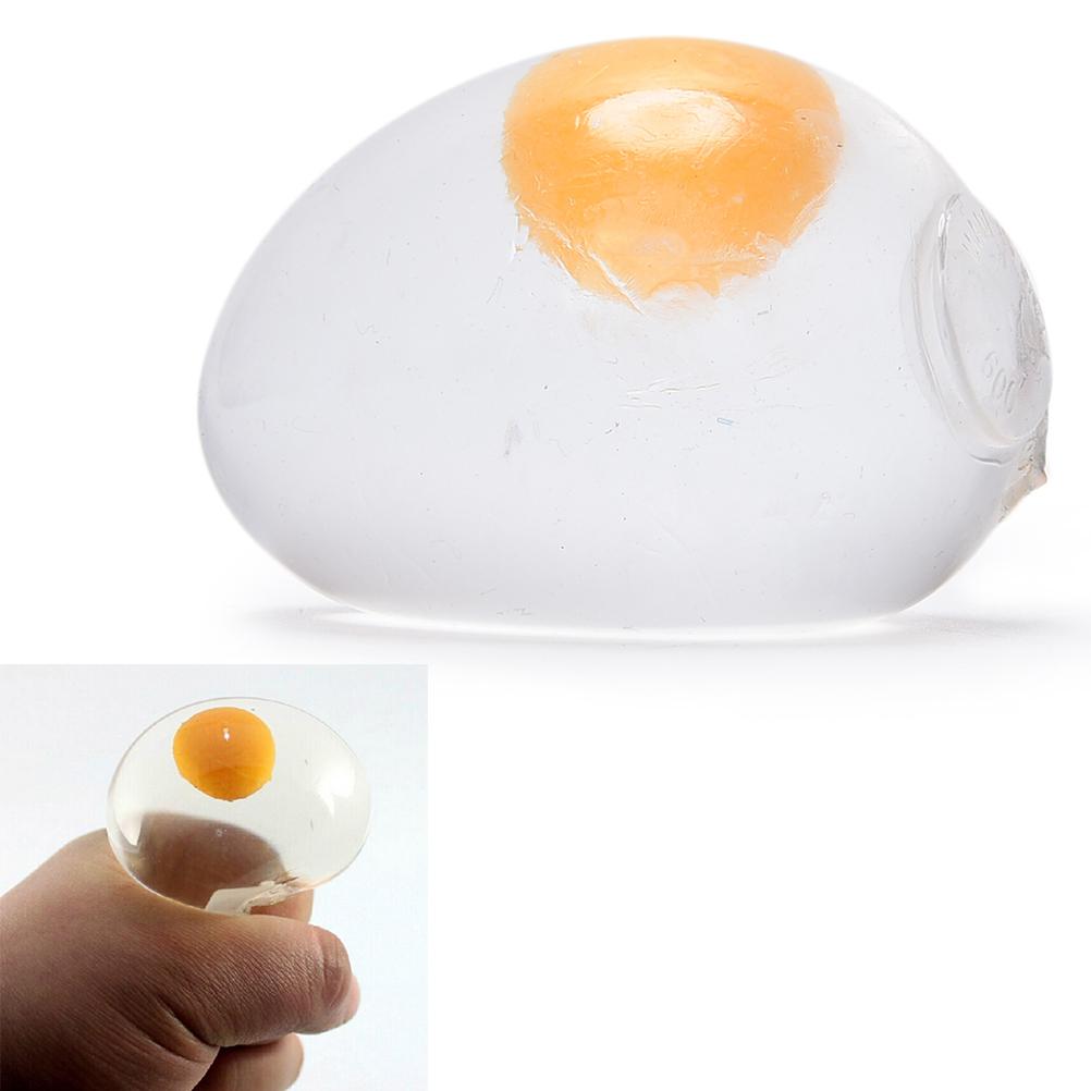 Stress Relief Toys Anti Stress Ball Venting Balls Novelty Fun Splat Eggs Squeeze Stresses Reliever Toys Christmas Party