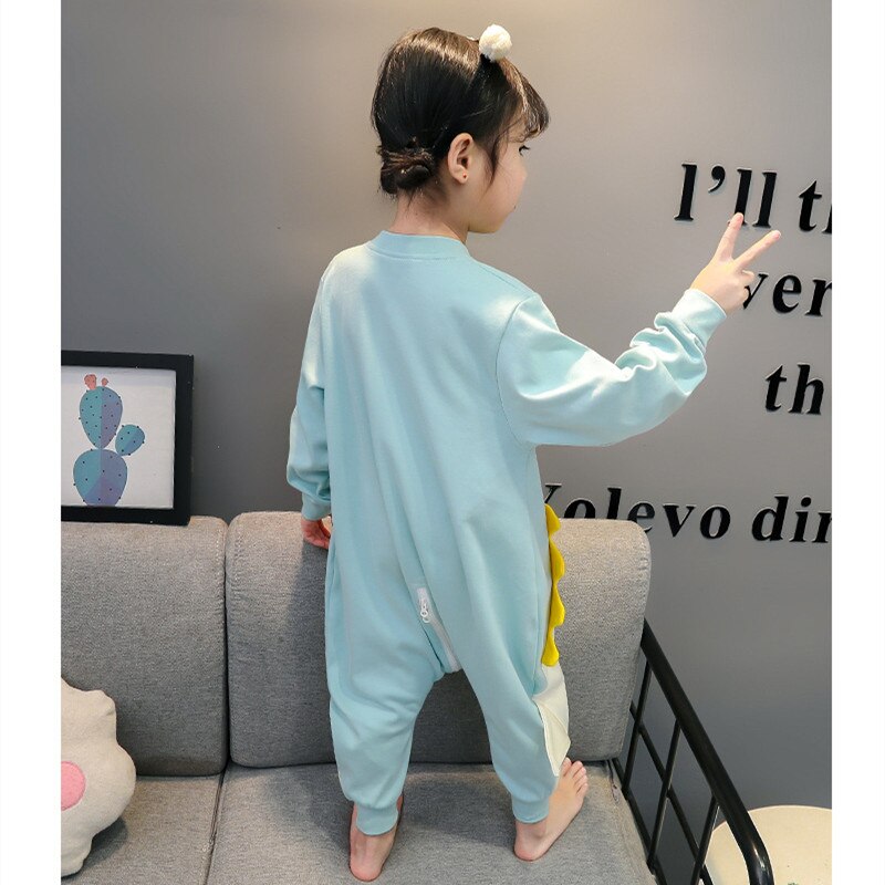 Pyjama en coton avec fermeture éclair pour bébé fille, vêtements de nuit, 9M, 12M, 2 ans, 3T