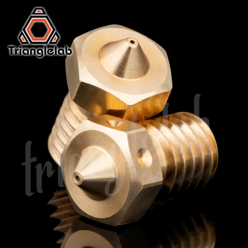 Trianglelab V6 Mondstuk 2.85/3.0Mm M6 Draad Grote Flow Custom Modellen Voor 3D Printers Hotend Voor e3D V6 Hotend J-Head