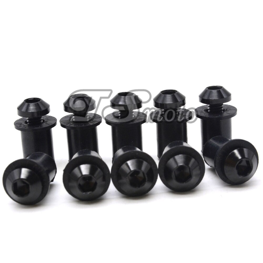 10 pcs motorcycles Accessories CNC Windshield Spike Bolts Screw M5 Nuts For BMW F800R F 800 R F 800R F800 R