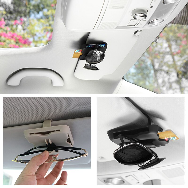 Auto Zonnebril Clips Box Organizer Case Zonneklep Zonnescherm Tas Voor Dacia duster logan sandero stepway lodgy mcv 2 Auto -styling