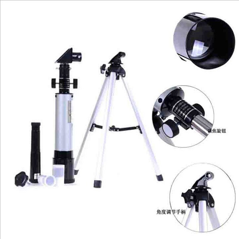 360/50mm Fernrohr Astronomische Teleskop Spotten Telescopio mit Stativ Beste Weihnachtsgeschenk für freundlicher