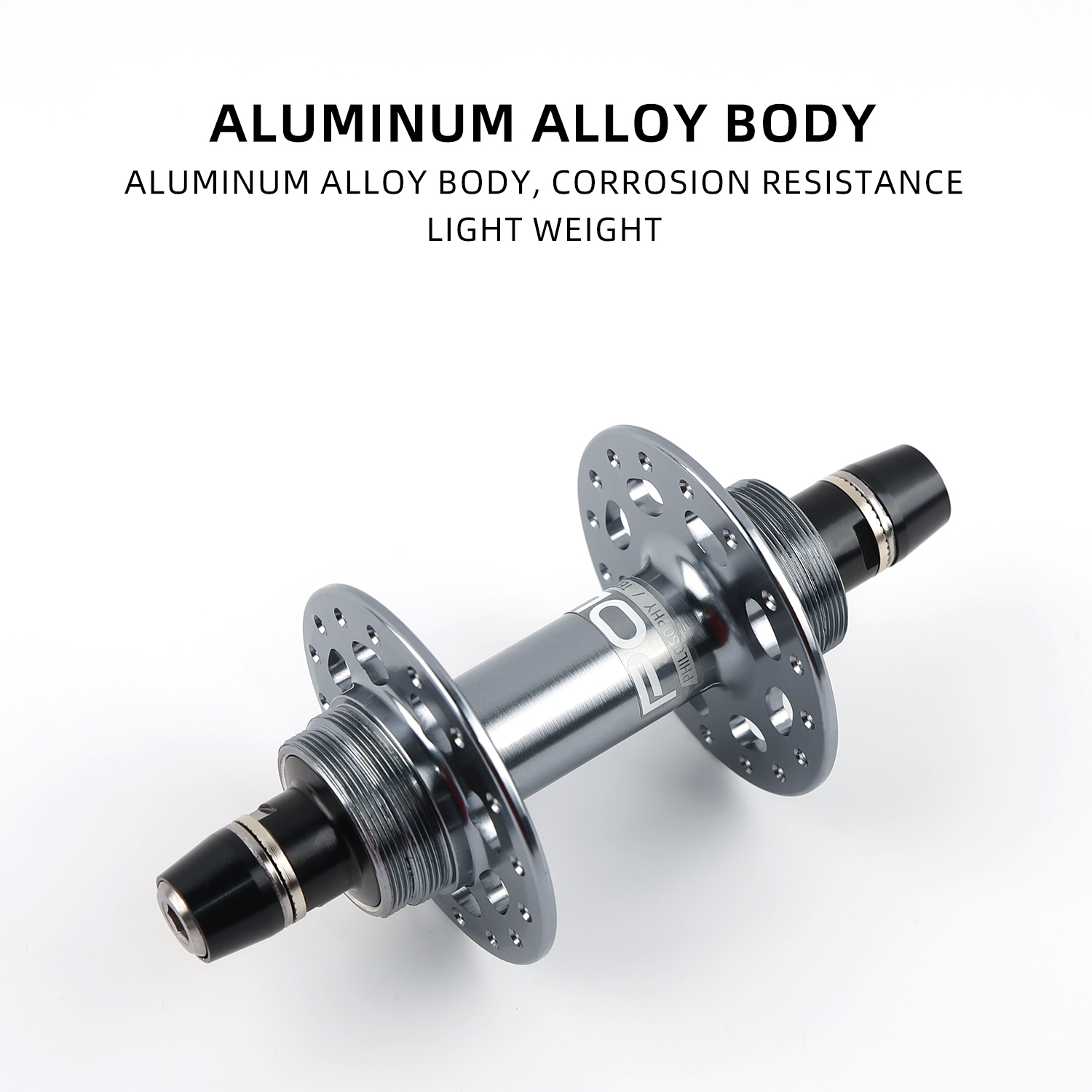 POLSO FH003 Fixed Gear Bike Hub Aluminum Alloy Fixie Front and Rear Bicycle Hubs Single Speed Track Cycling
