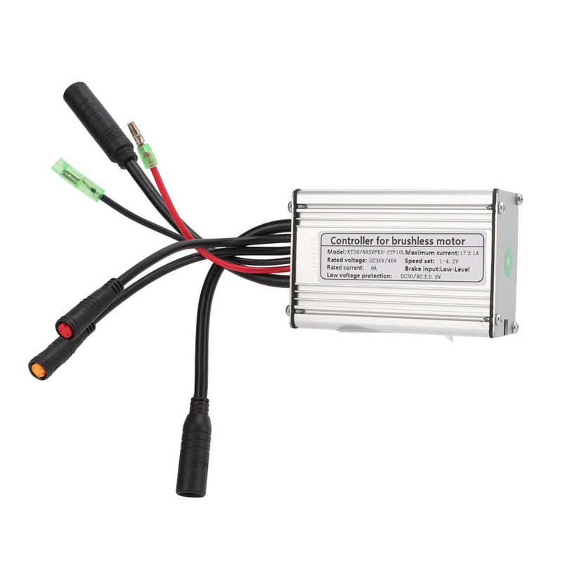 17A Sine Wave Controller Easy Installation Aluminum Alloy Sensitive Sine Wave Controller with Light Line for 250W Brushless