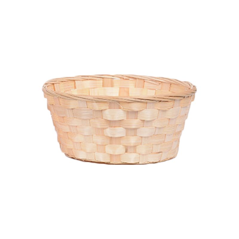 Bamboo Woven Bread Basket Snacks Container Food Display Basketry Kitchen Fruit Vegetables Egg Storage Tray Wicker Basket: black