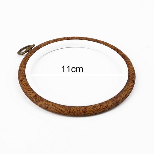 Cadre en bois de bambou pour broderie, cercle rond, boucle pour Machine à point de croix, aiguille à main, bricolage, outils de couture: Style 5