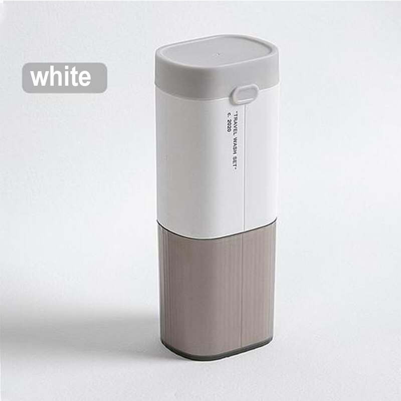 Reistoiletset, toiletbeker, reistoilettas, draagbare opbergtas voor kleine flessen, reisbenodigdheden voor mannen en vrouwen: 01