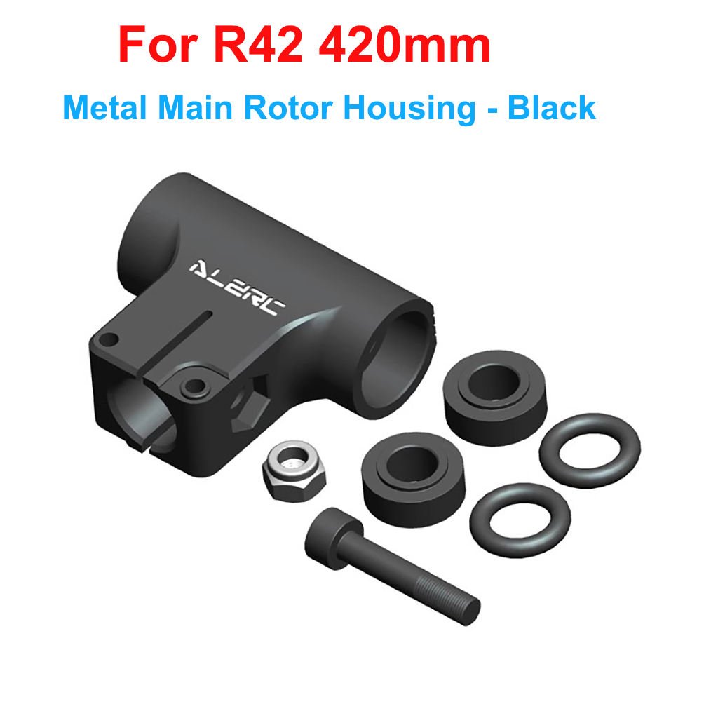 ALZRC - R42 FBL Bausatz RC Hubschrauber DIY R42 Hubschrauber Ersatzteile R42 Batteriehalterung Schnellspanner R42 Metall Motorhalterung