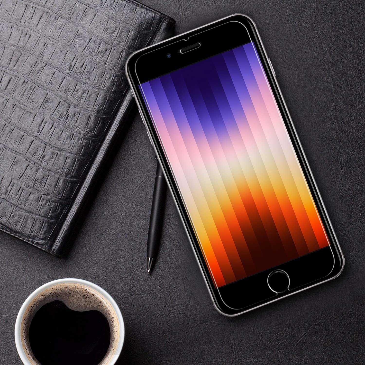 4 Stuks Hd Hoog Aluminium Gehard Glas Voor Iphone Se Se 2022 6 7 8 6 S Plus 16E screen Protector Film