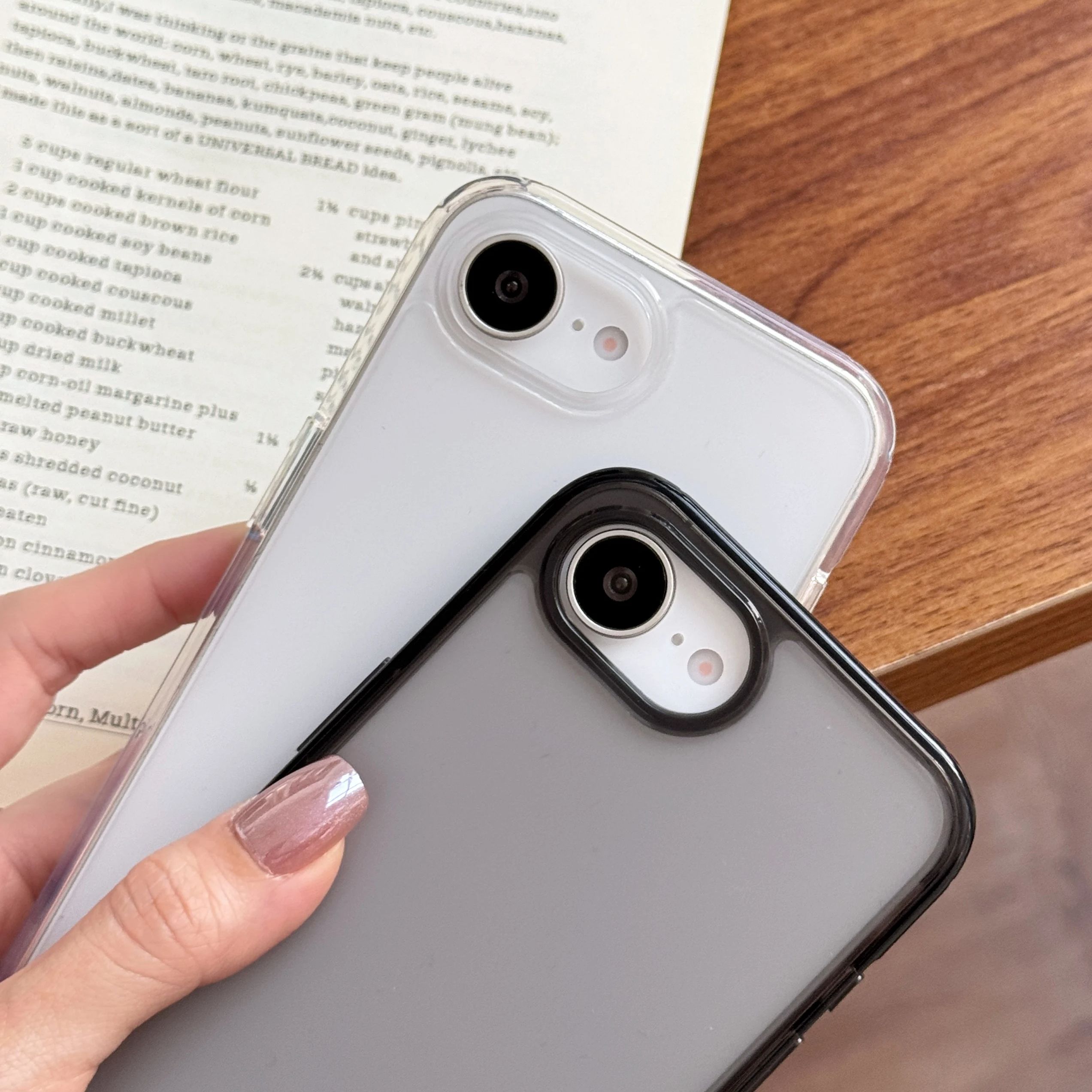 Matte Doorschijnende Siliconen Bumper Case Voor iPhone 16E 16 15 14 Plus 13 Mini 12 Pro Max Schokbestendig Ultra dunne Clear Hard Cover