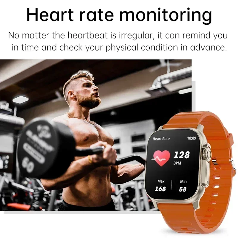 Xiaomi T900 Ultra 2 Astuto Della Vigilanza Degli Uomini 49 millimetri Serie 8 "Schermo AMOLED NFC Bussola Impermeabile Per Apple Orologio IWO Ultra 8 Smartwatch