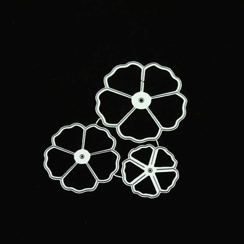 Flowers Metal Cutting Dies Daisy DIY Etched Dies Craft Paper Embossing Paper Cards Scrapbooking Craft Die Cuts: C