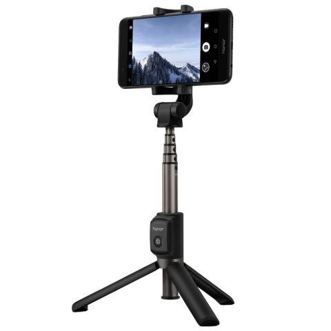Original Huawei Honor bluetooth Selfie Stick Tripod wireless Monopod Extendable Handheld Tripod Holder for IOS Android phone: black