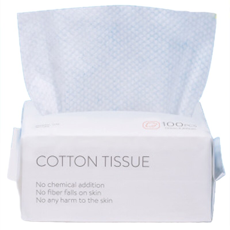100 stuks wegwerp washandjes, schone gezichtshanddoekjes, gemaakt van katoen, make-up verwijderhanddoekjes, washandjes: Default Title
