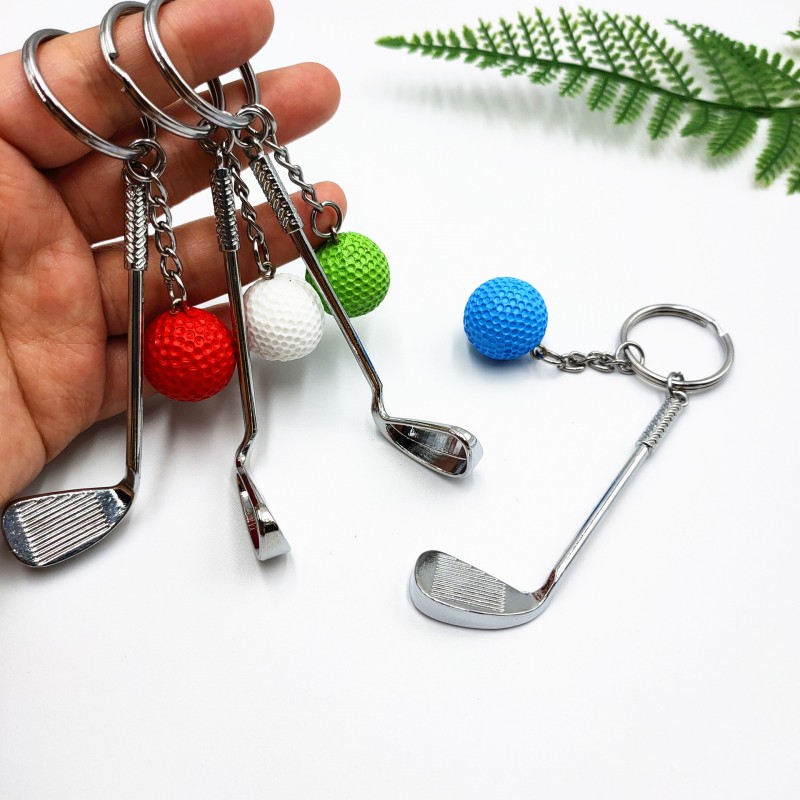 Colgante de llavero con pelota de golf: ¡Agregue un toque deportivo a tu apariencia! perfecto para entusiastas del golf