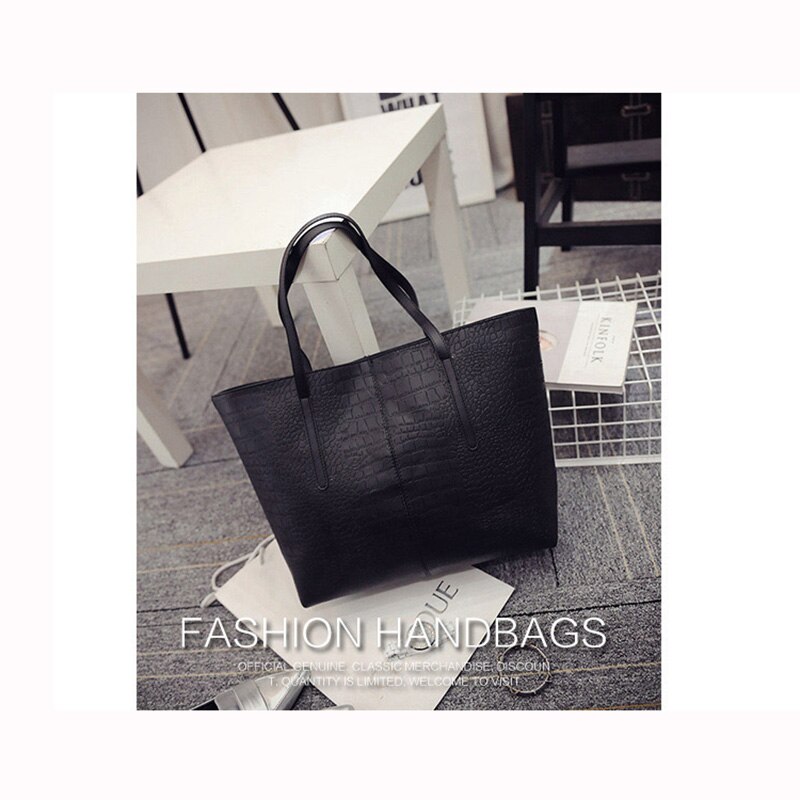 Luxe Krokodil Lederen Dames Handtas Handtassen Klassieke Wilde Dames Schoudertassen Zwart Handtassen Explosie