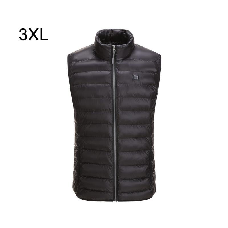 Unisex Electric Vest Heated Cloth Jacket USB Thermal Warm Heated Pad Body Warmer winter clothes cycling camping hiking skiing