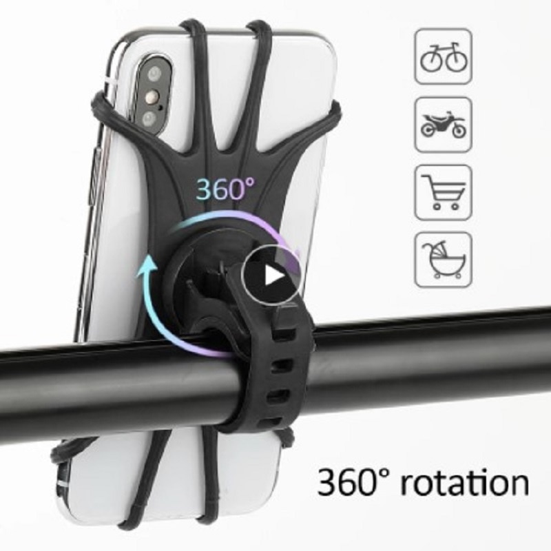 Mobile Phone Holder Universal Flexible Spider Mount Stand 360 Degree Rotation For IPhone Xiao Mi Samsung Holder Bike Handlebar