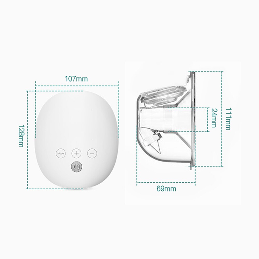 Dubbele Elektrische Borstkolf Baby Accessoires Wearable Stille Onzichtbare Handen Gratis Borst Pompen 3 Modes 16 Niveaus Verstelbare