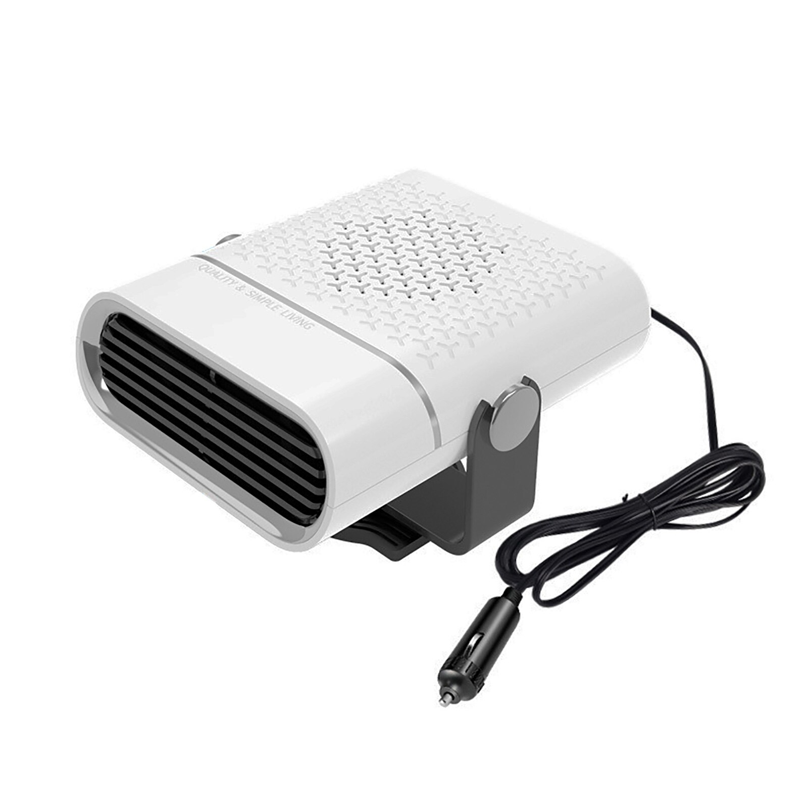 Winter Draagbare Auto Kachels 12V/24V 120W Auto Interieur Verwarming Koeling Ventilator Elektrische Kachel Voorruit mist Remover Ontdooier: white 24v