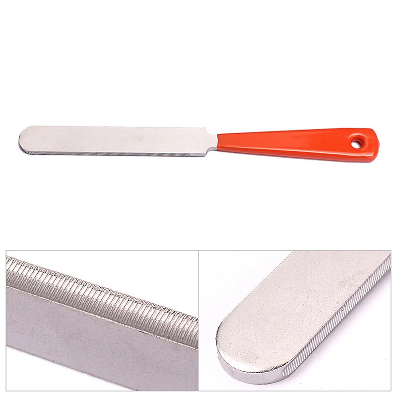 Herramienta de doble filo estrecha de acero inoxidable con limas de guitarra