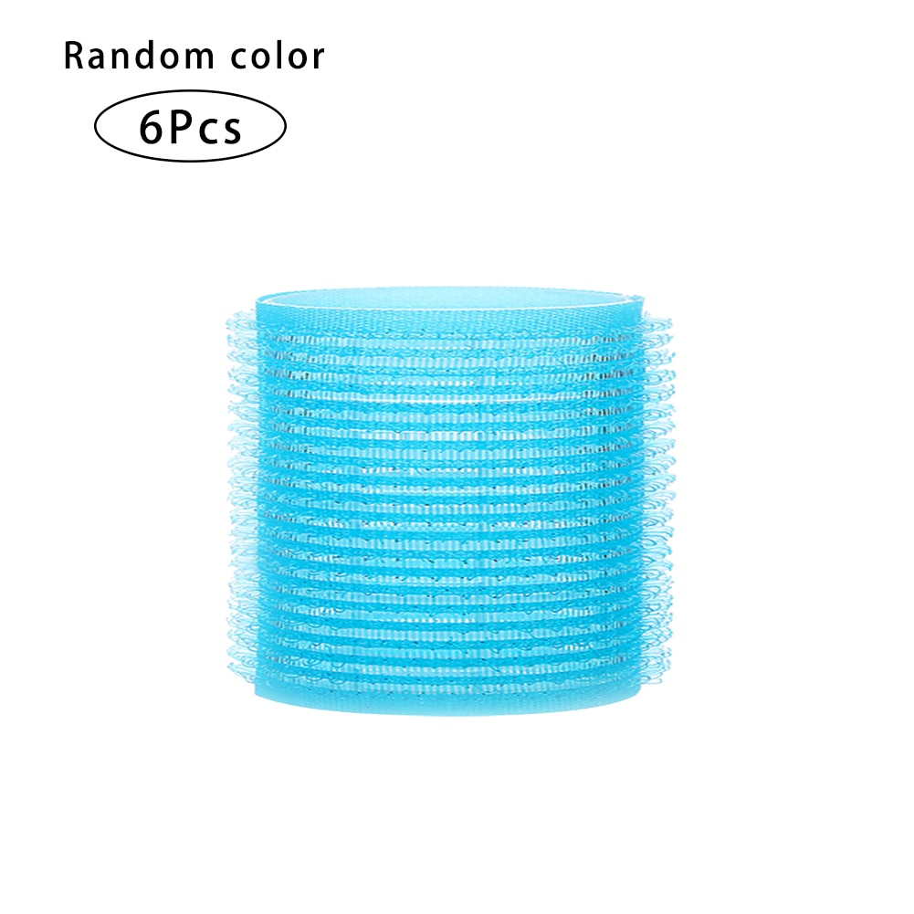 6 stuks plastic haarkrultangen met magisch volume voor vrouwen, haarverzorging, haarstylingtool, willekeurige kleur