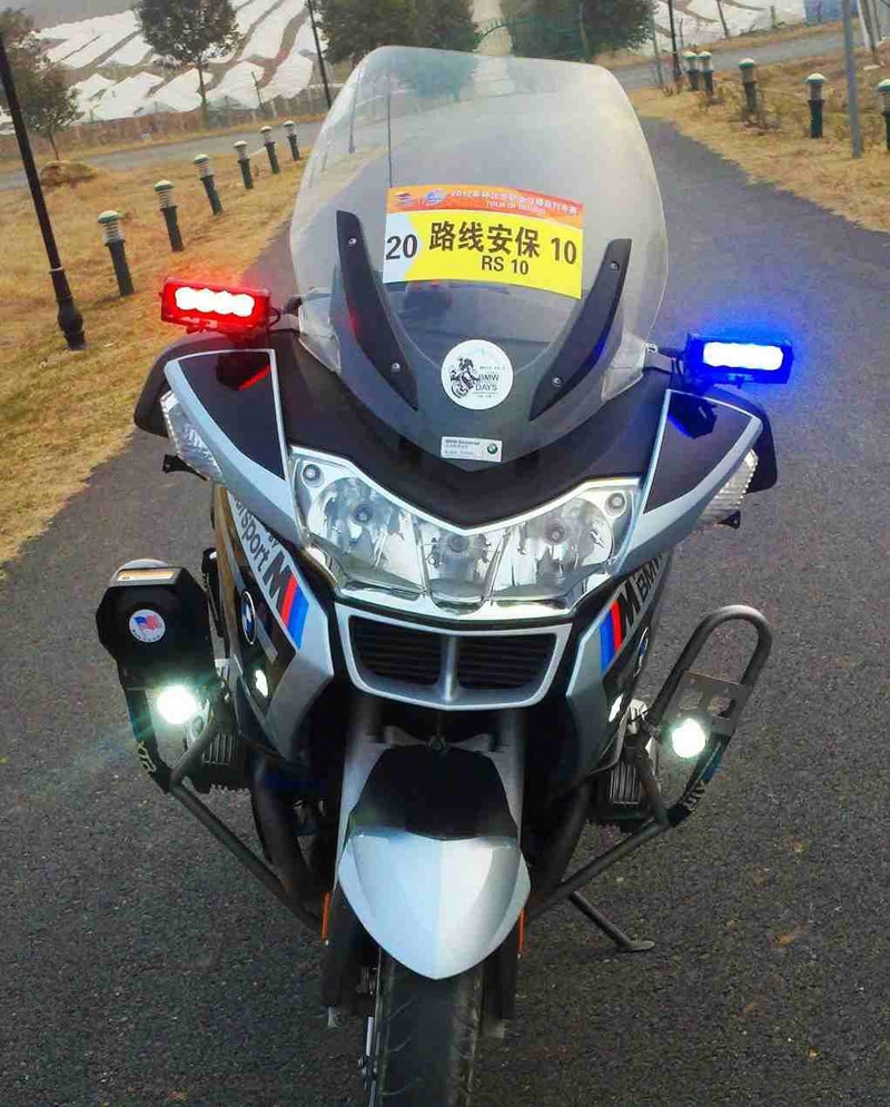 12v Motorcycle flasher light Police Motorbike Motos Led Strobe light Emergency flash light Highway Freeway driving for Security