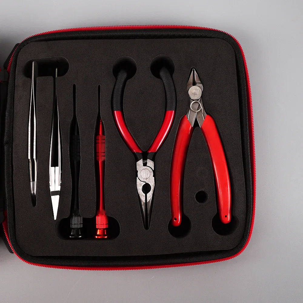 Coil jig master  v2- werkzeugset: spulenwickelzange, keramikpinzette, heizdrahtzange , 521 mini-tab-geräte-reparaturwerkzeuge