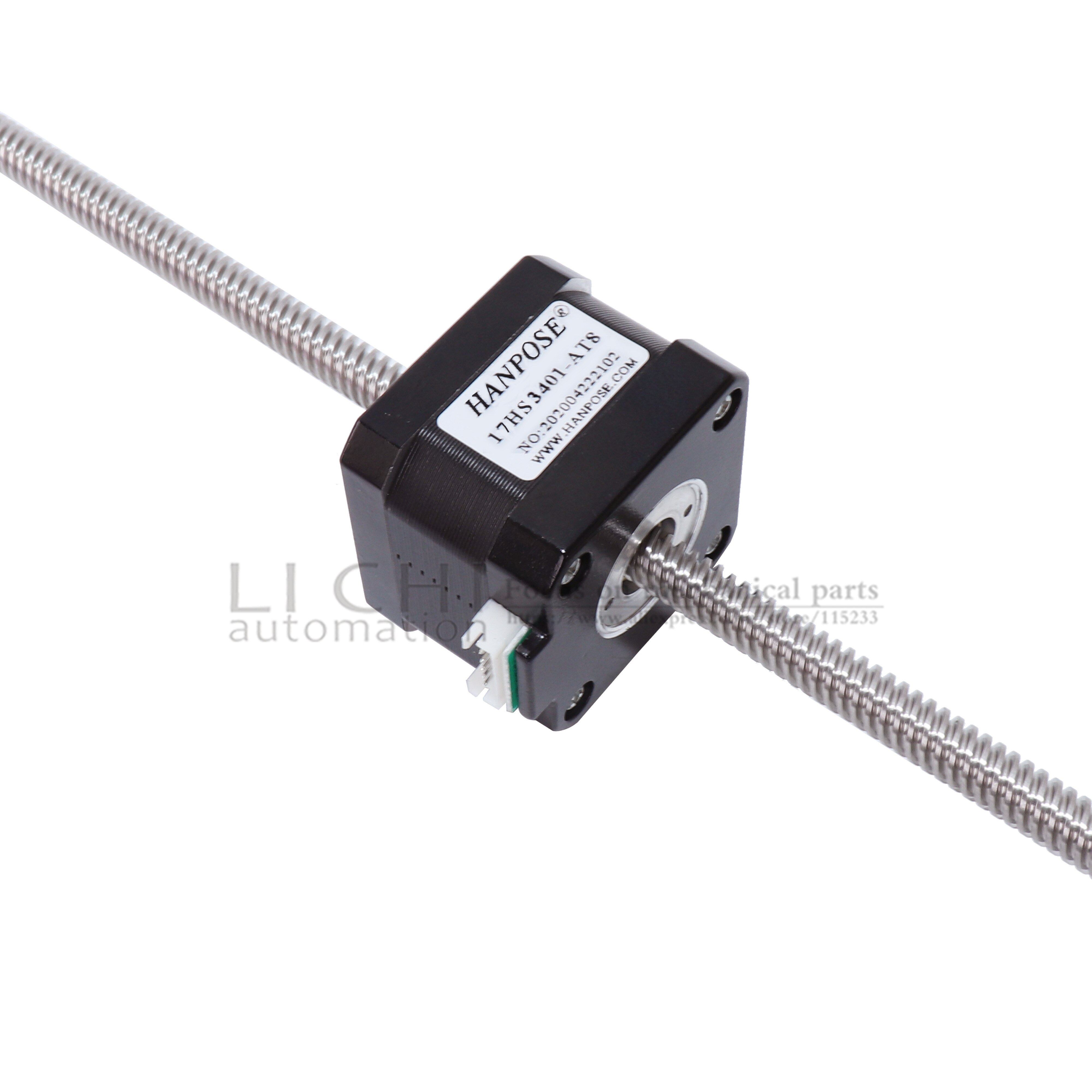 NEMA 17 Through screw stepper motor 17HA3401-T8*8 100/200/300/400MM linear high torque stepper motor for 3D printer accessories