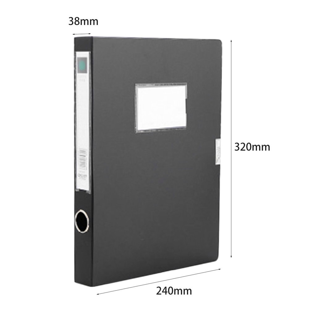 Deli 5602 Document Doos Met 2 "Lijm Gesp Praktische Kantoorbenodigdheden Plastic Bestand Doos Informatie Ook Voor School