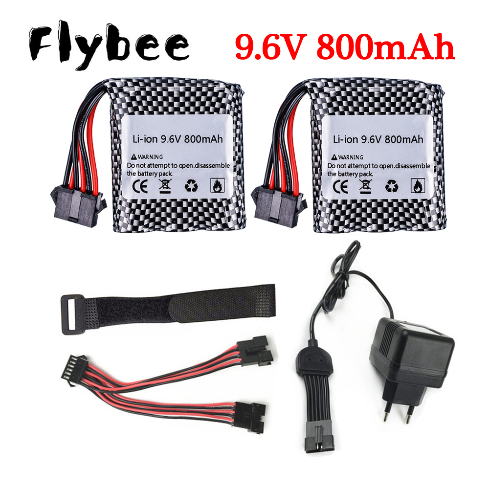 9,6 V 800mAh Li-Ion Akku Für 9115 9116 S911 S912 hoch Energie RC Lkw RC Auto 9,6 v batterie 16500 6P-SM stecker