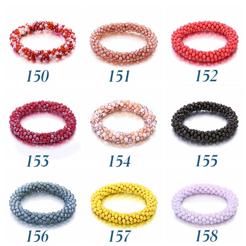 Multicolor Handgemaakte Gehaakte Glas Seed Bead Nepal Boho Armband