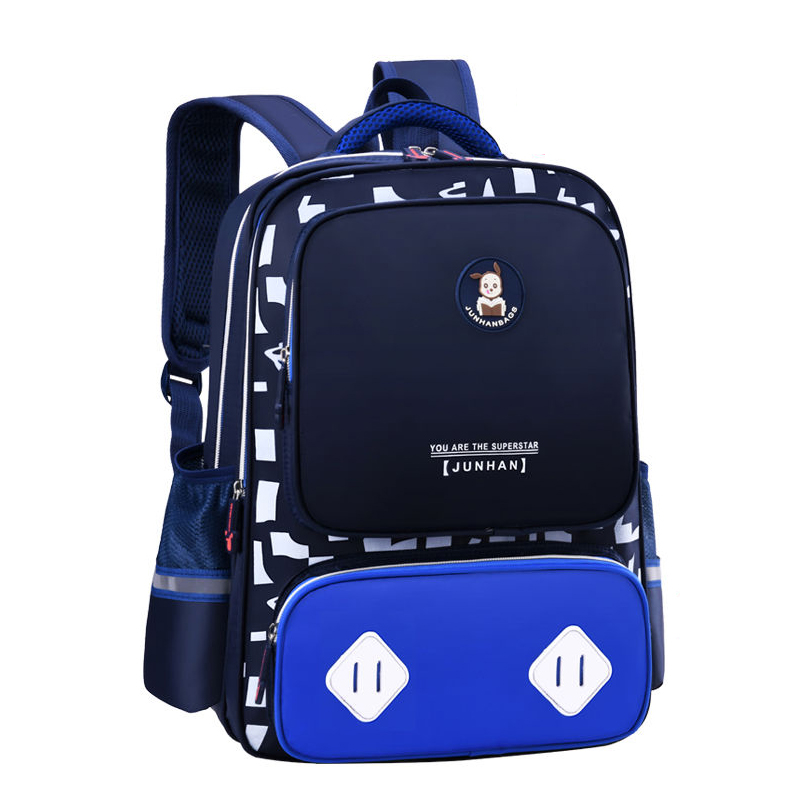 freundlicher Schule Taschen für Jungen Mädchen Grundschule Orthopädische Rucksack freundlicher Schul Wasserdichte Nylon Große Bookbags 6-12 Jahre