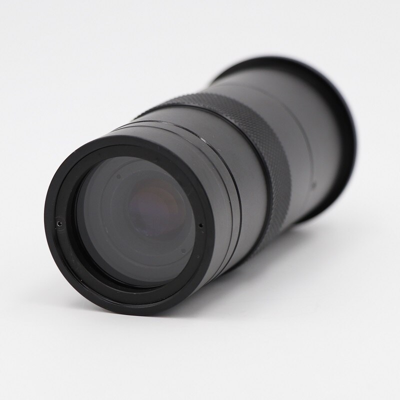 Industry microscope camera C - mount lens glass 8X-100X Camera Magnifier Magnification Adjustable 25mm Zoom Eyepiece Magnifier