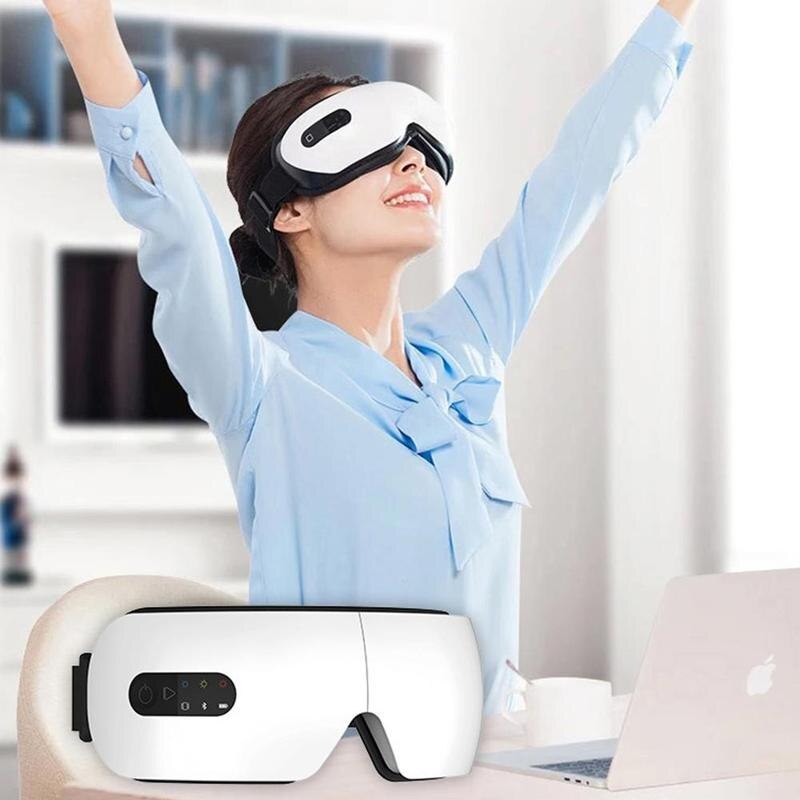 Multi Functie Eye Massage Apparaat Lcd-scherm Oogbescherming Smart Shade Cover Slaap Eye Massager Rest Eye Mask