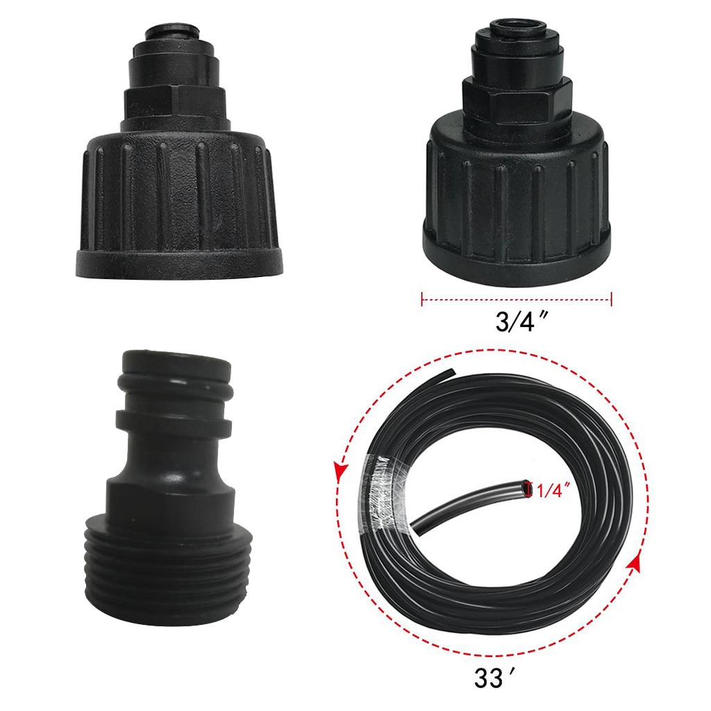 Outdoor Misting Misters Cooling System 33.3FT Misting Line for Patio Fan Garden