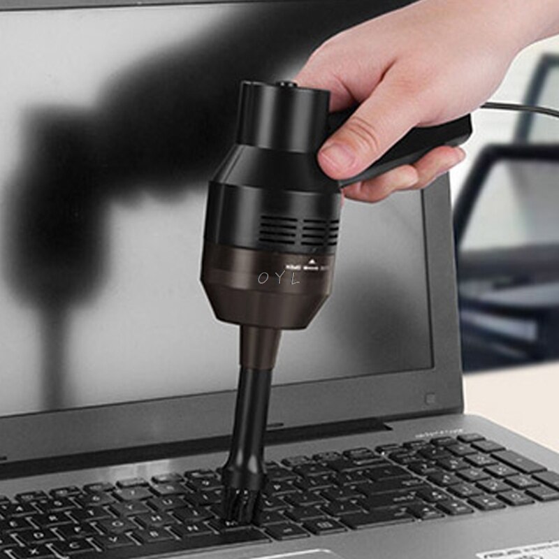 Mini USB Vacuum Cleaner Computer Keyboard Brush Handheld Dust Cleaning Kit