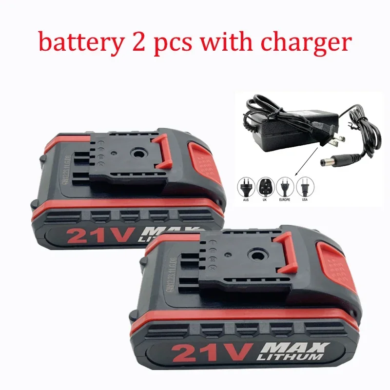 21V 3000mAh Rechargeable Lithium Ion Battery For 18V 21V 36VF 48VF 88VF Cordless Screwdriver Power tools special power battery: green