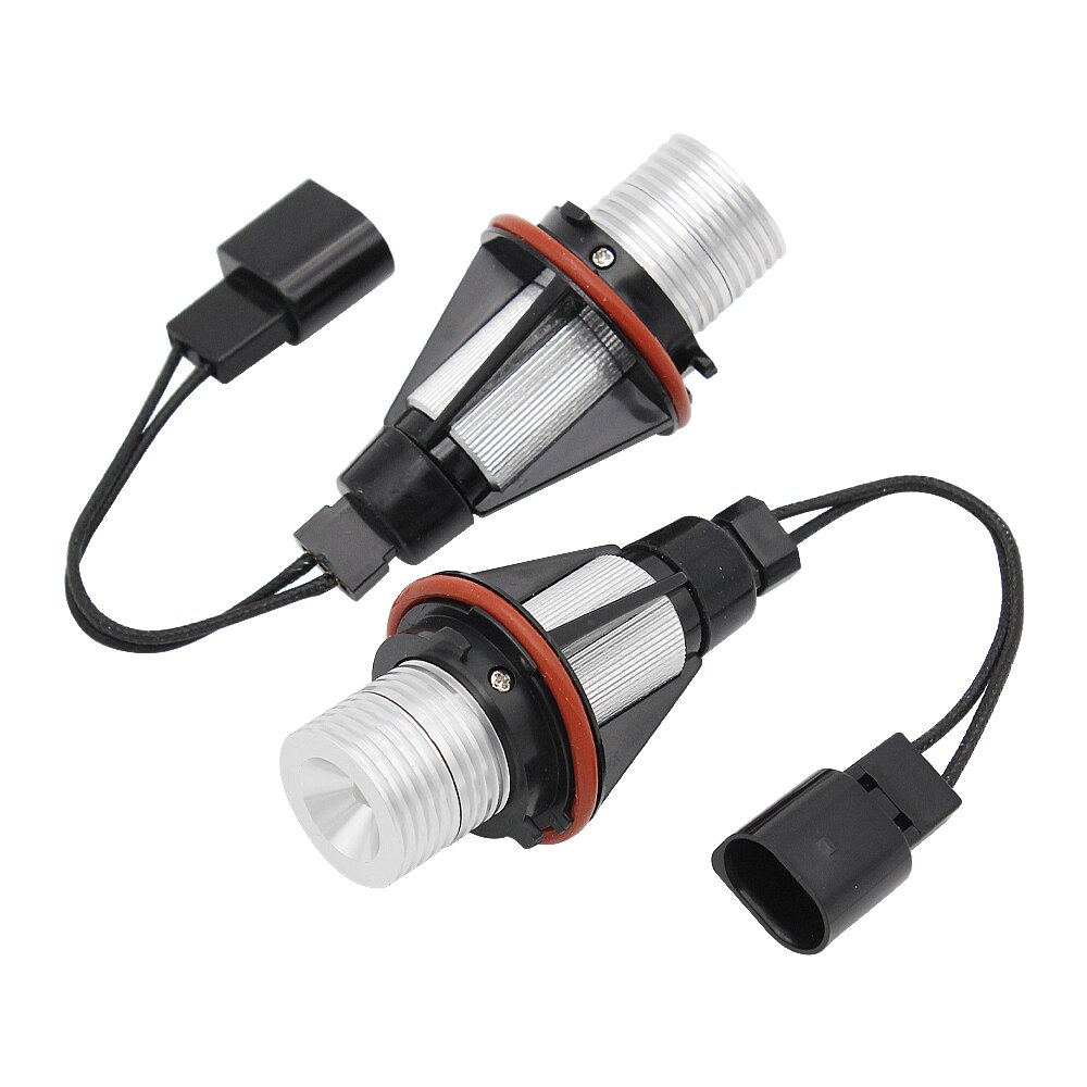 2 stk led angel eyes bil blinkende til bmw  e39 e53 e60 e61 e63 e64 e65 e66 e87 525i 530i xi 545i m5 fejlfri markeringslygter pærer