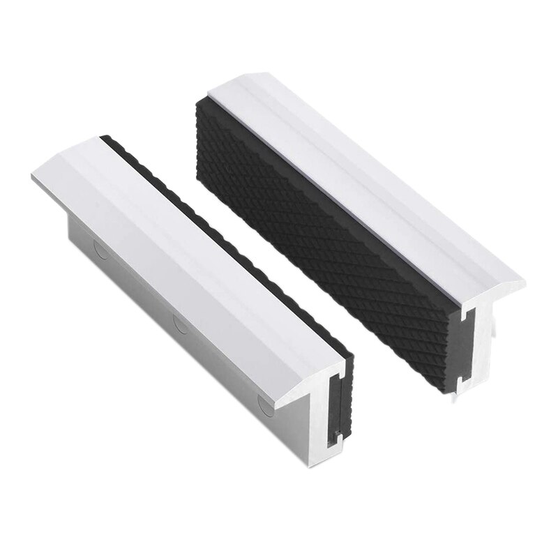 2-piece Vise Multi-purpose 3-inch Soft Vise Insert Can Be Used As An Accessory on Any Drill Press Jaw Pad Rubber Jaws bench