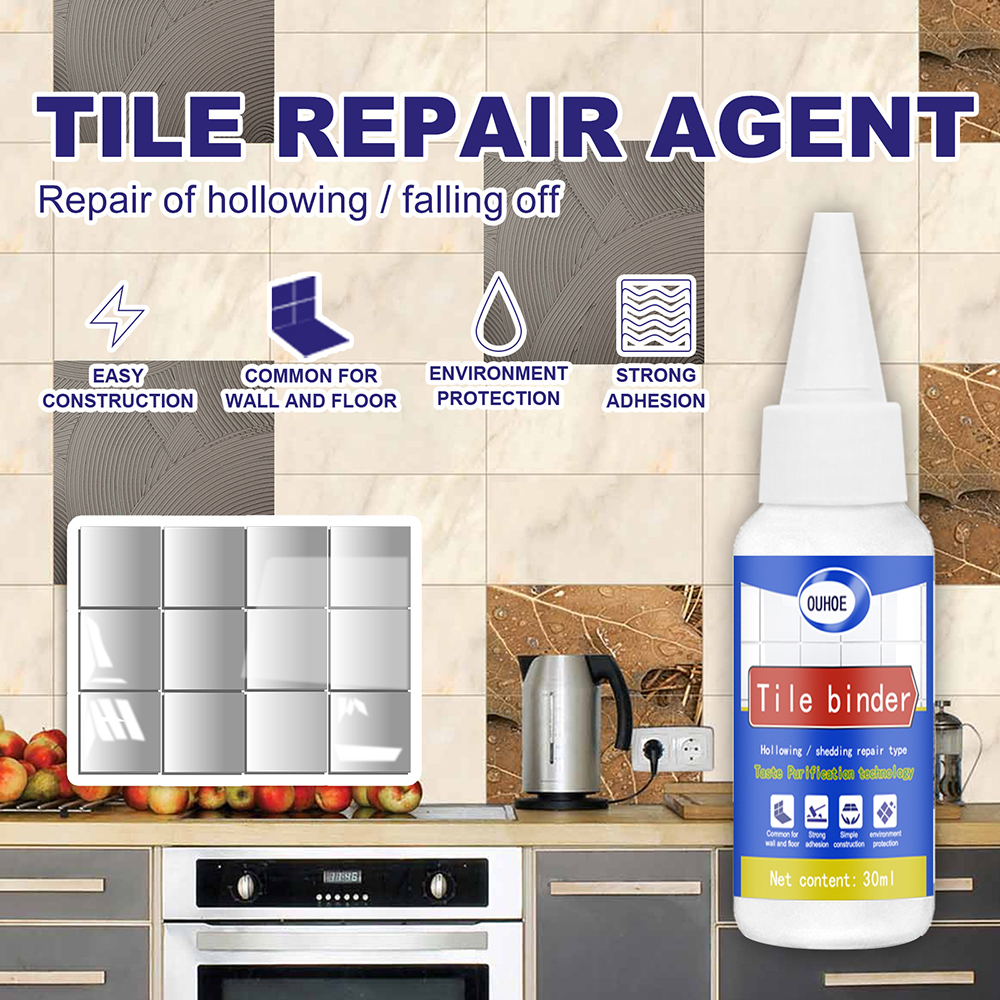 Tile Repair Glue Strength Paste Adhesive Fast Repair Wall Mending Tile Repair Glue For Home MAZI888
