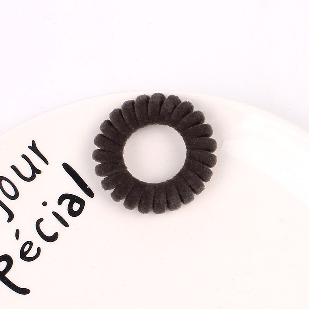 Estrella de mar mariposa transparente elástico pelo Scrunchies teléfono bobina, titular de cola de caballo elástico, cuerda de lazo de pelo para las mujeres, 10Yc12700: 1100132007