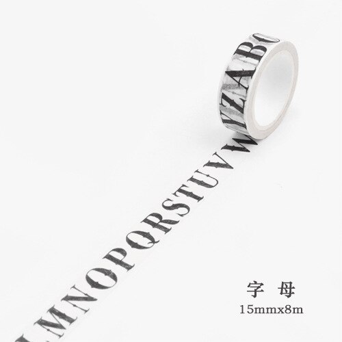 Retro Newspaper Map Gothic Decorative Adhesive Tape Washi Tape DIY Scrapbooking Masking Tape School Office Supply