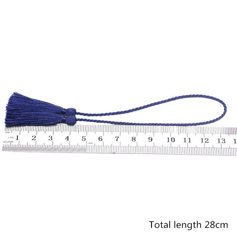 Cuerda larga de doble extremo con flecos para decoración, cinta de cordón de seda con flecos para manualidades, joyería, prendas de vestir, 5 uds.