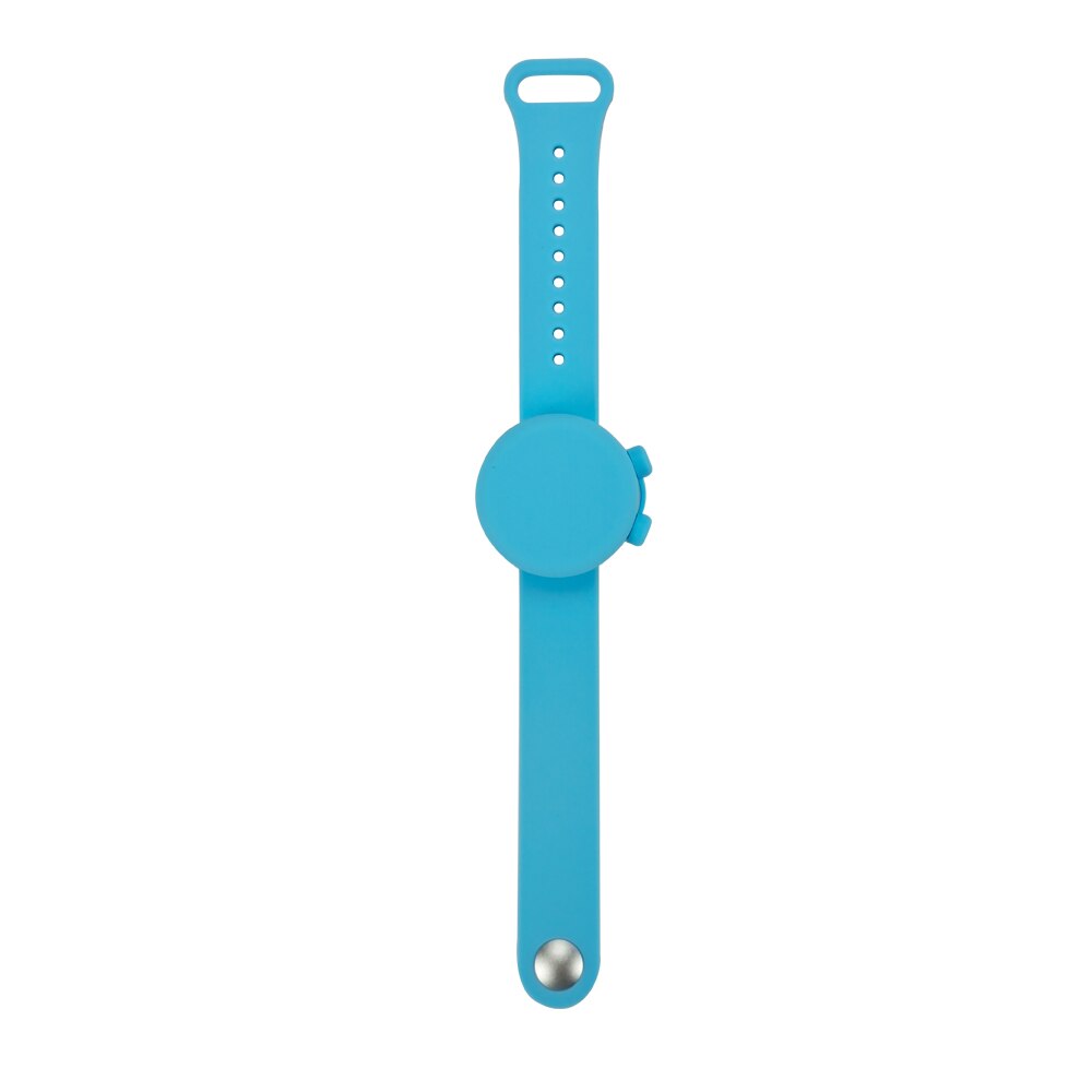 Disinfettante per le mani Wristband Del Silicone Del Braccialetto Mano Dispenser Disinfettante Per Le Mani Braccialetto Disinfettante Repellente Per Zanzare Crema Solare Lozione Per Bambini Wristband: blue