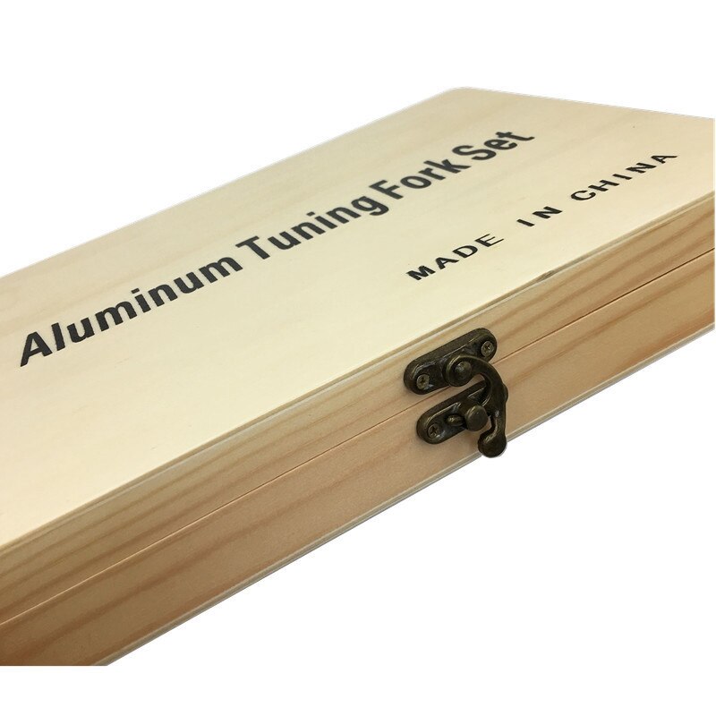 10 stk/sæt aluminium tuning gaffel helende lyd vibrationsterapi lydværktøj 256hz--512hz