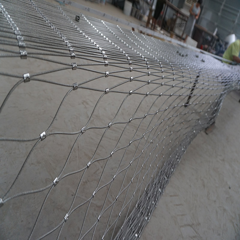 Stainless Steel Flexible Rope Mesh for Garden Security/climbing mesh fence/Wire Rope for fence mesh